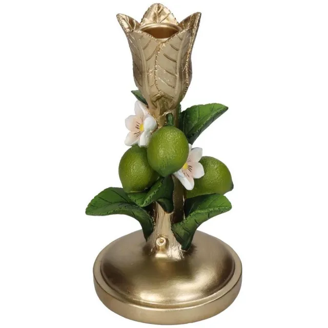 Kersten Kaarsenhouder - Limoen Goud Green