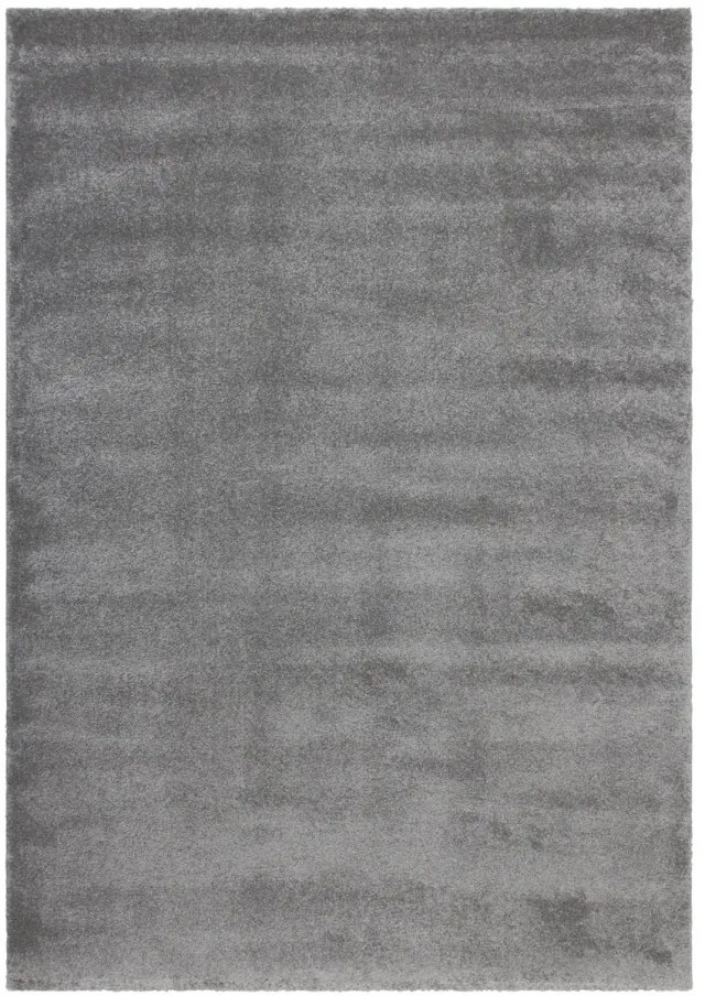 Dutch XXL Hoogpolig Vloerkleed | Tapijt | Softtouch | Uni | Zilver | 120x170 cm