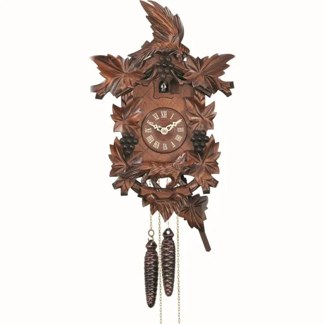 Engstler 932 - Koekoeksklok - 1-daags kettinguurwerk - Notenhout - 38 cm Bruin