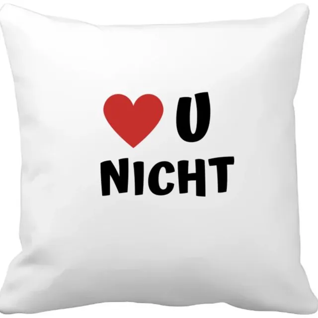 Akyol love u nicht Kussen hoes - Nicht - de liefste nicht - verjaardag - cadeautje voor nicht - nicht artikelen - kado - geschenk - 40 bij 40 cm Multicolor