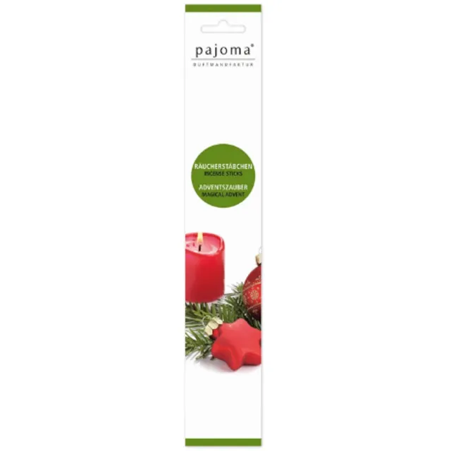 Pajoma Kerst Wierookstokjes - Adventszauber - Pajoma | 1x 10 Stokjes - Kerstgeur | Wierook - Kerst & Winter Groen
