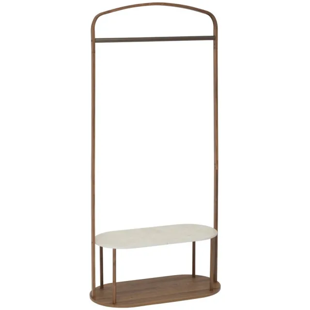 5 Five Simply Smart 5Five Como Kapstok met bankje - 80x40x165cm - Bruin