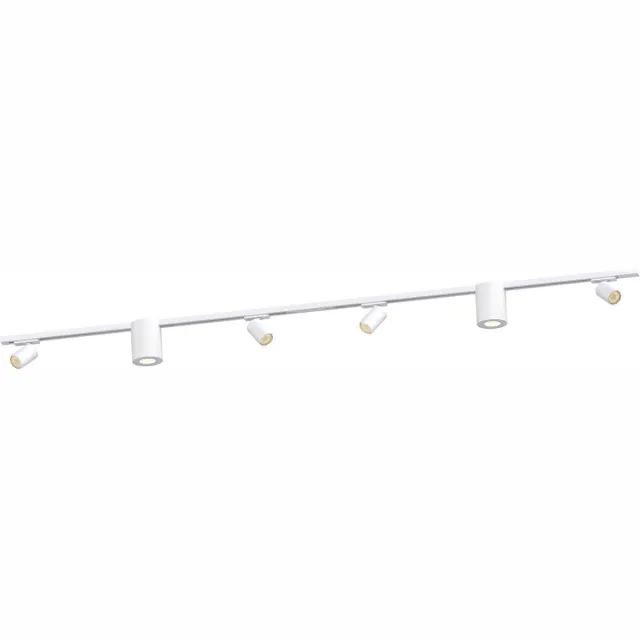 LEDVION 2m LED Railverlichting Set - Kantelbaar - GU10 Spots - Wit