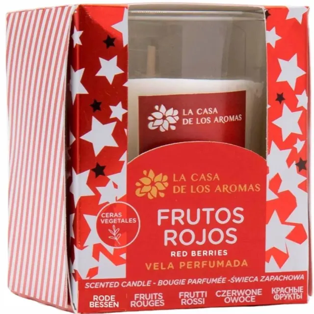 La Casa de los Aromas The House of Aromas Geurkaars Rode Vruchten 120g Rood