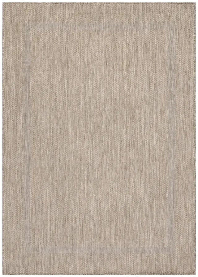 Dutch XXL Buitenkleed | Relax | Kader | Beige | 60x100 cm | Buitentapijt | Tuintapijt