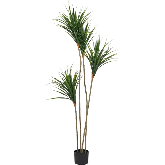 Beliani DRACAENA DRACO - Kunstplant - Groen - 165 cm - Synthetisch materiaal