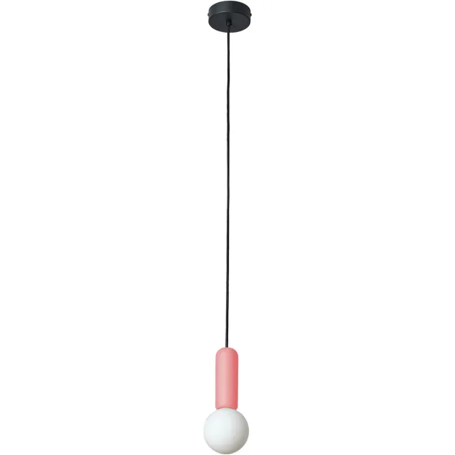Osram Decor Beton Mic Hanglamp G9 100mm Roze, Beton, Metaal, hoogwaardige uitstraling, voor Woon- en Eetkamer