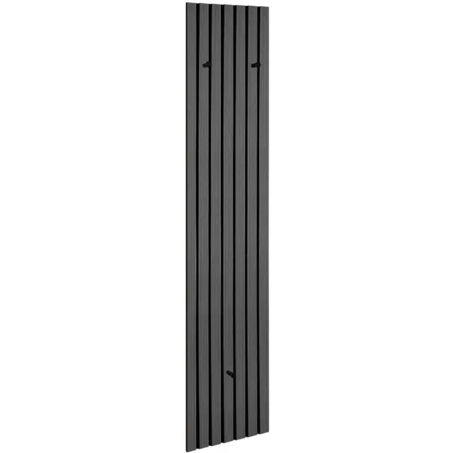 Trion Geve Kapstok - Trio Geve - Wandgarderobe - 25x160cm - Zwart - MDF