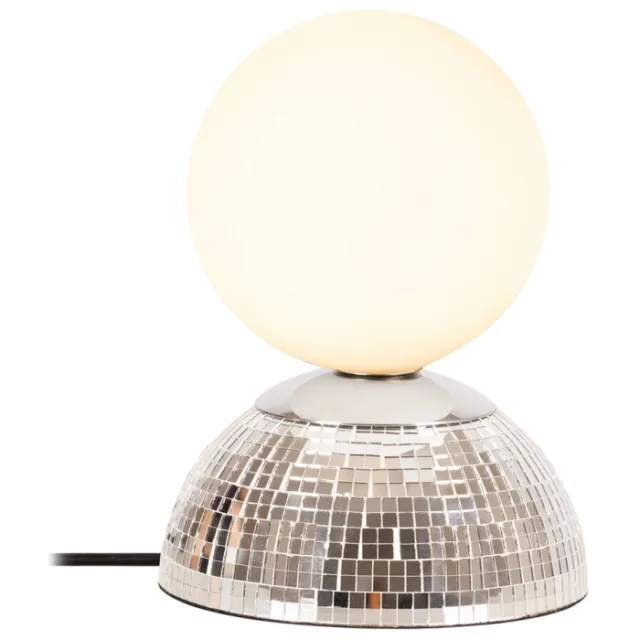 Lucide GLITZER - Tafellamp - Ø 14 cm - 1xG9 - Zilver | Essential