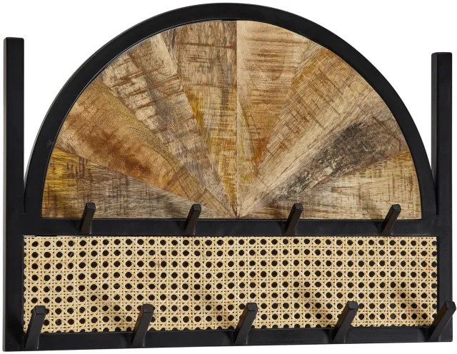 Cosmo Casa Garderobe - 53 x 7,5 x 40 cm Bruin / Zwart