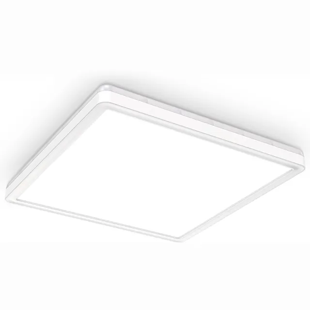 B.K.Licht 18 Watt LED Paneel Vierkant I Dimbaar I Ultra Vlak I Indirect licht I Geheugenfunctie I LED Plafondlamp I Neutraal wit licht kleur I 293x293x28mm