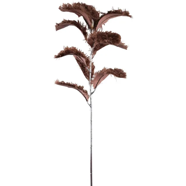 PTMD Kunstblad Leaves - Bruin - 36x26x84cm
