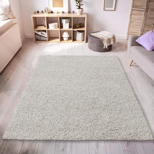 Sanat Carpet Vloerkleed, voor de woonkamer, hoogpolig, langpolig, modern Beige