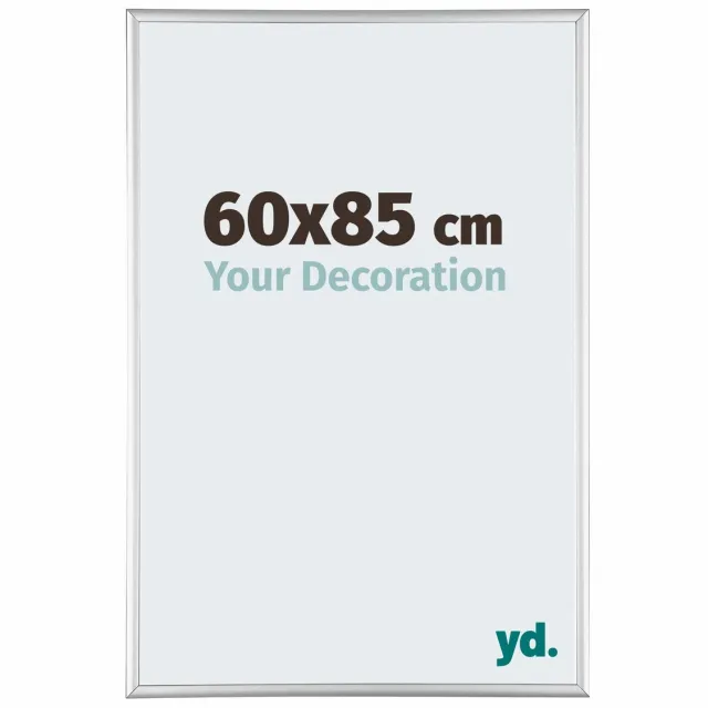 yd. Your Decoration - Fotolijst 60x85 cm - Aluminium - Zilver Hoogglans - Kent