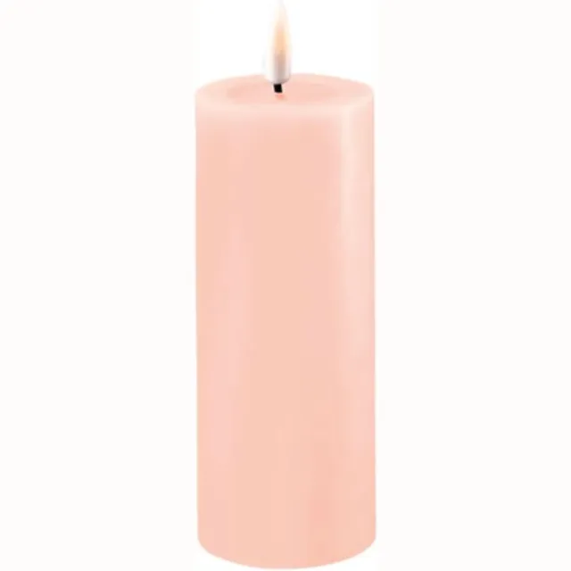 Deluxe Homeart Led Kaars Licht Roze 5.0 x 12.5 cm