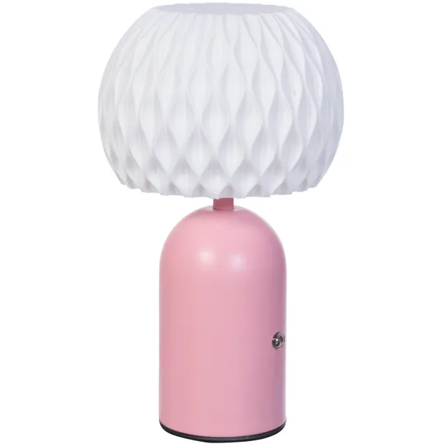 Luxform tafellamp USB Obidos roze