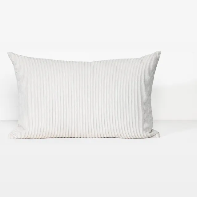 Darcy & Duke Cream - Ribfluwelen sierkussen - 40 x 60