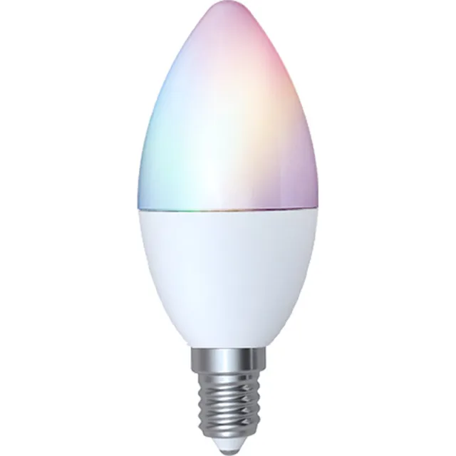 Alpina Smart Home RGB Lamp - E14 - 5W - WW + RGB - Slimme verlichting - LED - App Besturing - Voice Control - Amazon Alexa - Google Home