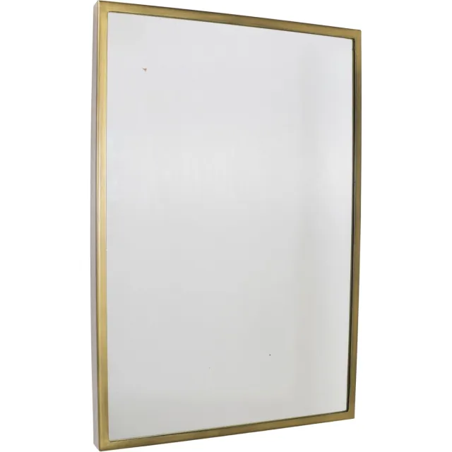 LOFT42 Industry Rectangle Spiegel - Metaal - antiek Messing - 60x40x4