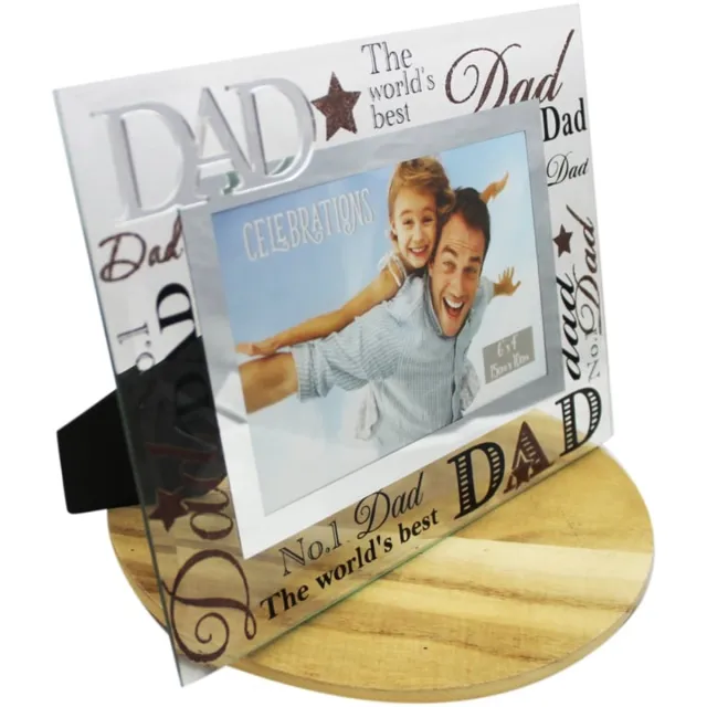 Widdop & Co Glazen fotolijst 'Dad' – Vaderdag Glas