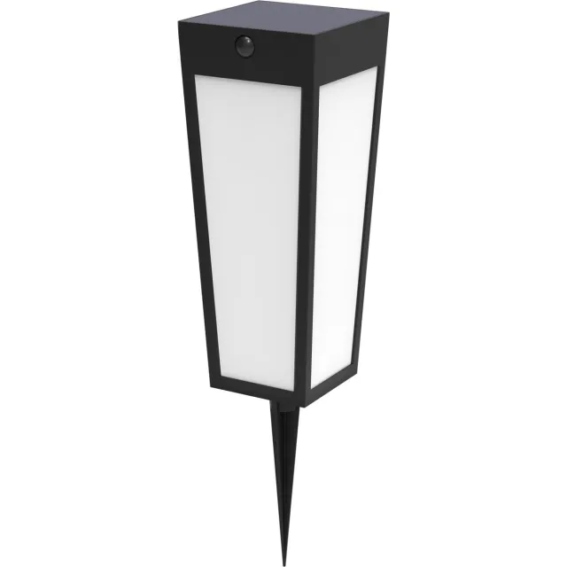 LUTEC Dias Slimme Solar prikspot - LED - Zwart Mat Zwart
