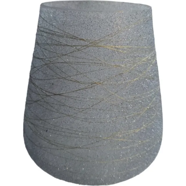 Mica Decorations Windlicht l.grijs H16 x D15cm