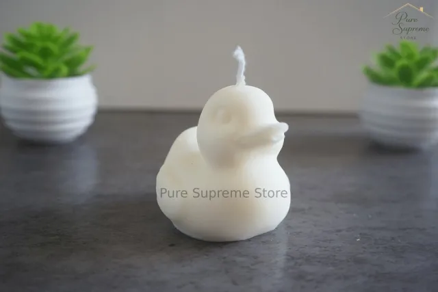 Pure Supreme Store Decoratie kaars badeendje | Wit | Handgemaakt