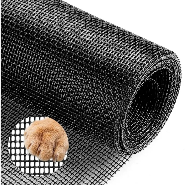GelldG Fliegengitter voor Deuren - Katzenschutz Gitter - Insectenscherm - 120x250cm - Knipbaar, 20x20 Mesh - Geschikt voor Ramen en Deuren - Accessoires voor Vliegennetten Deuren Zwart