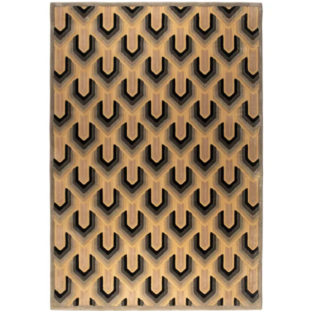Dutchbone Lockhart vloerkleed 160x230 cm laagpolig Groen