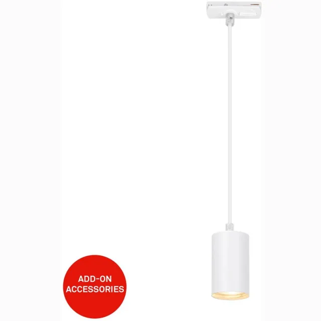 Briloner Rail - Railverlichting uitbreiding hanglamp - pendellamp - met GU10 fitting - excl. lichtbron - 130cm - wit Wit met GU10