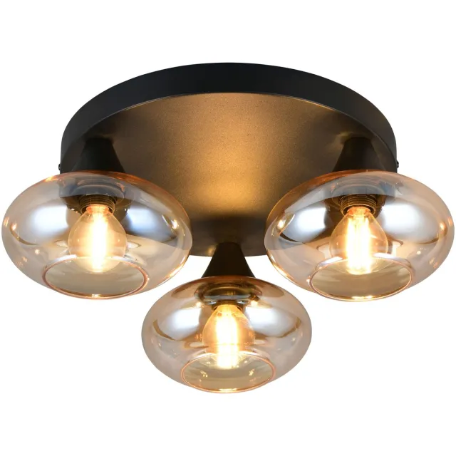 RL LIVE YOUR LIGHT REALITY DIVINA - Plafondlamp - Amber - excl. 3x E14 4 W - Plafondbevestiging