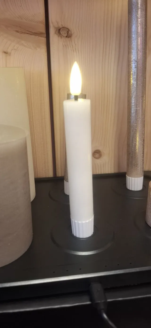 Mansion Atmosphere dinner candle Rustic Ivory