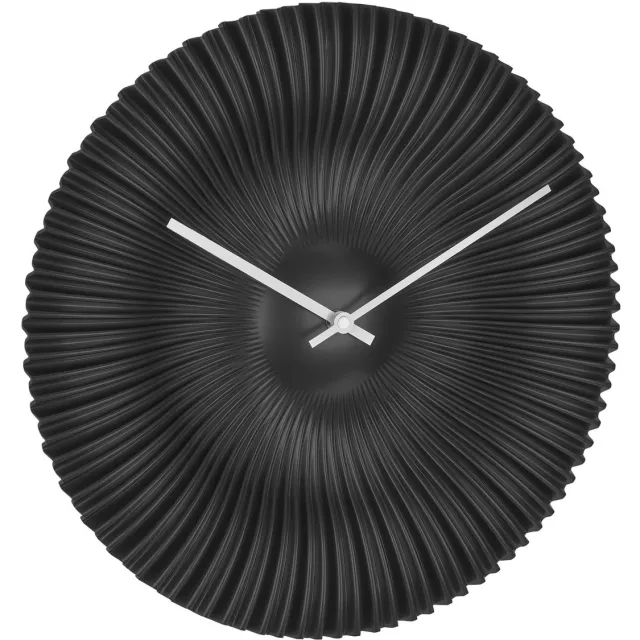 TFA Dostmann TFA radio gestuurde wandklok - kunststof - zwart - Dia 18 cm - rond