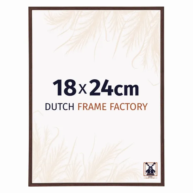Dutch Frame Factory Fotolijst 18x24 cm - Kunststof - Bruin - Angers