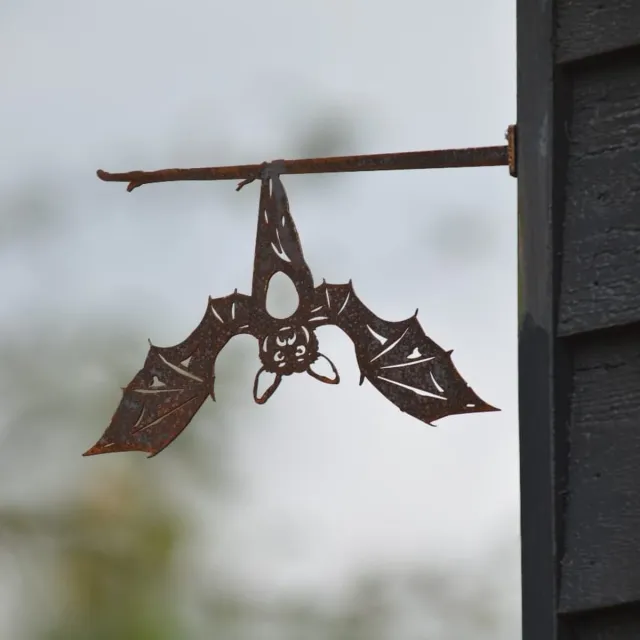 rusty friends metalen vleermuis - tuinbeeld - cortenstaal - NL fabrikaat