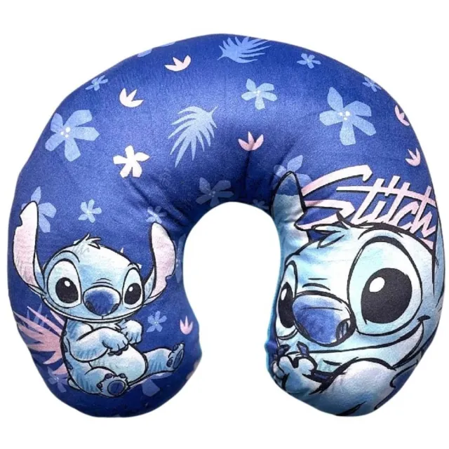 Lilo en Stitch sierkussen travel neck 35 x 30 cm Blue