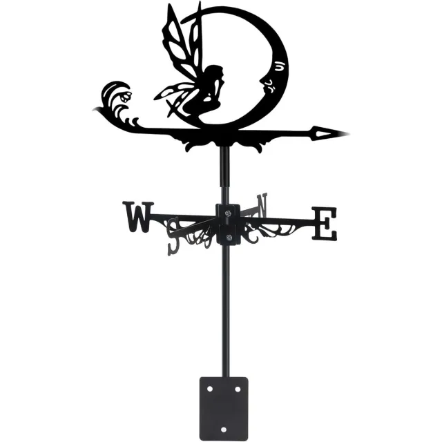 OUTARO Windwijzer - smeedijzeren windwijzer - decoratief - weerbestendig - geschikt voor tuinen en daken-FXB51