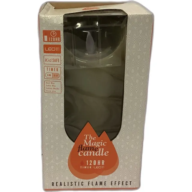 Peha Licht The magic flame candle 120hr timer led by peha licht grijs