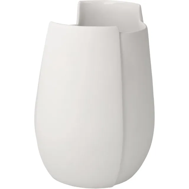Goebel Vase Ova 16 cm wit-gekleurd