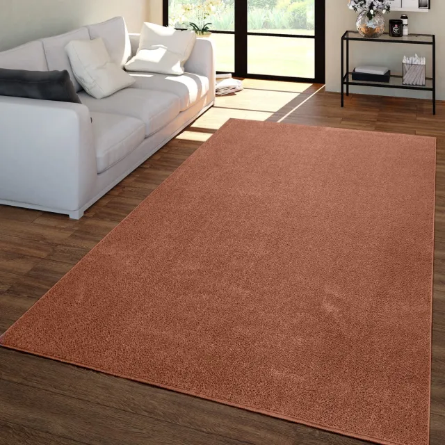TT Home Woonkamertapijt Kurflor effen design modern en tijdloos 120 x 170 cm Rond 120 x 170 cm Rond roze