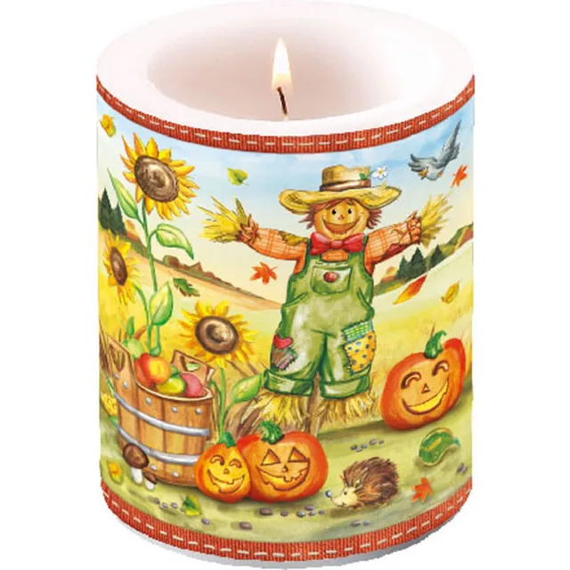 Ambiente Kaars - 75 branduren - Scarecrow - Vogelverschrikker - Herfst Divers