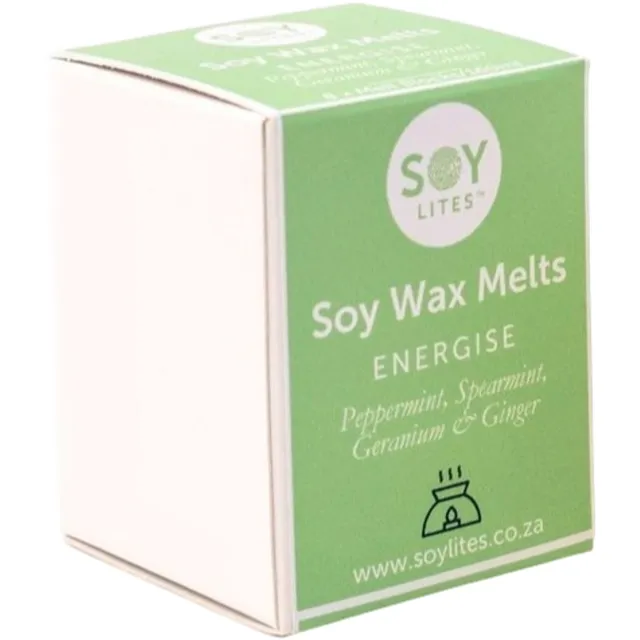 Soylites Soja Wax Melts Energise (8 stuks) gebroken wit