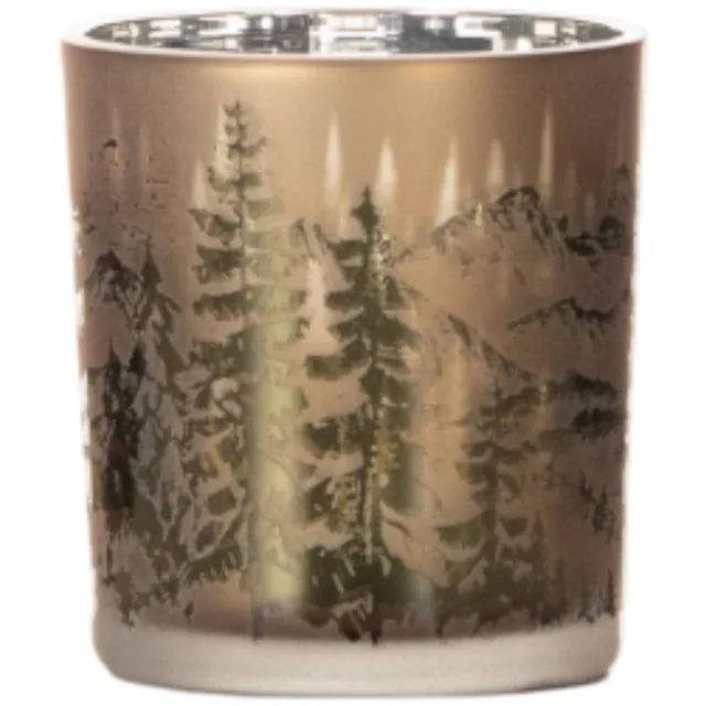 Mars & More Tea Light holder mountains beige 8cm Multi