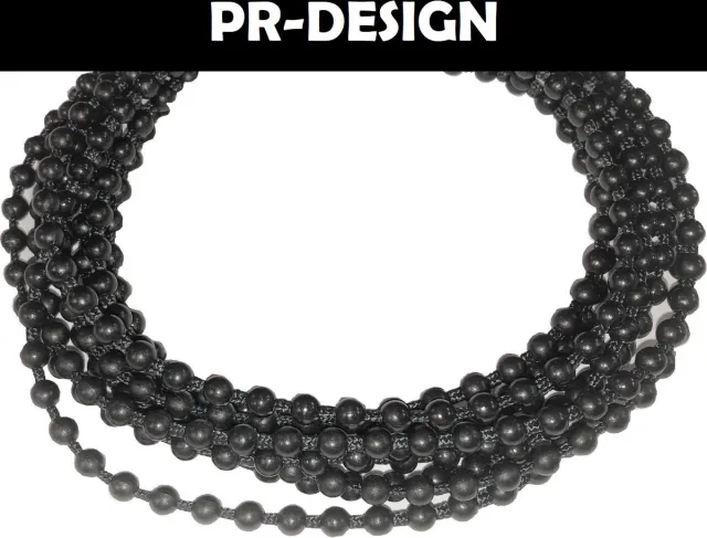 PR-Design Rolgordijn ketting Kunststof 150 cm eindeloos - Zwart