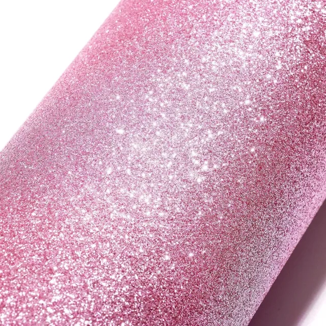 Stickyart Roze glitterbehang - zelfklevend - veelzijdig - luxe uitstraling