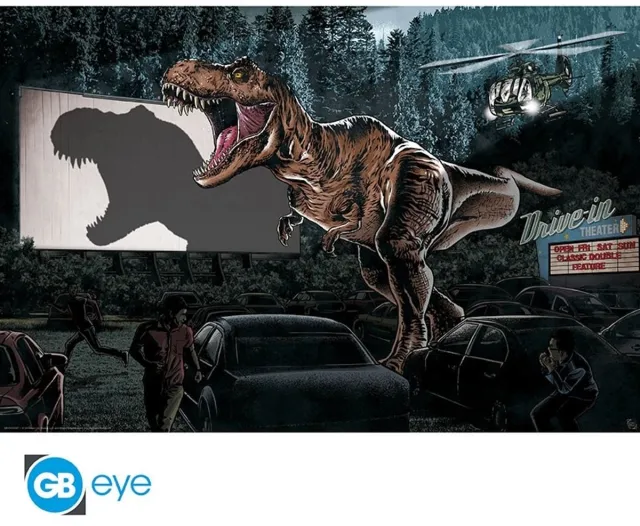 ABYSTYLE Poster Jurassic World - Cinema 91,5x61cm divers