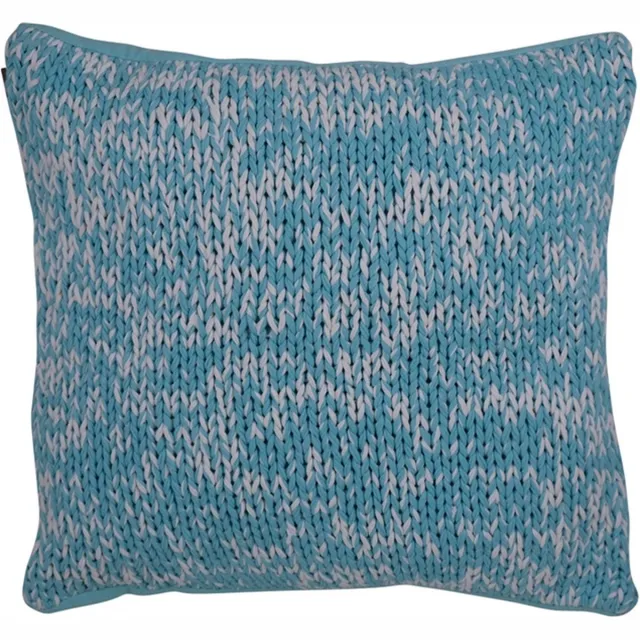Linen & More Kussen Double Knit L./Wit | 45 X 45 | Sierkussen Voor Woonkamer Of Slaapkamer