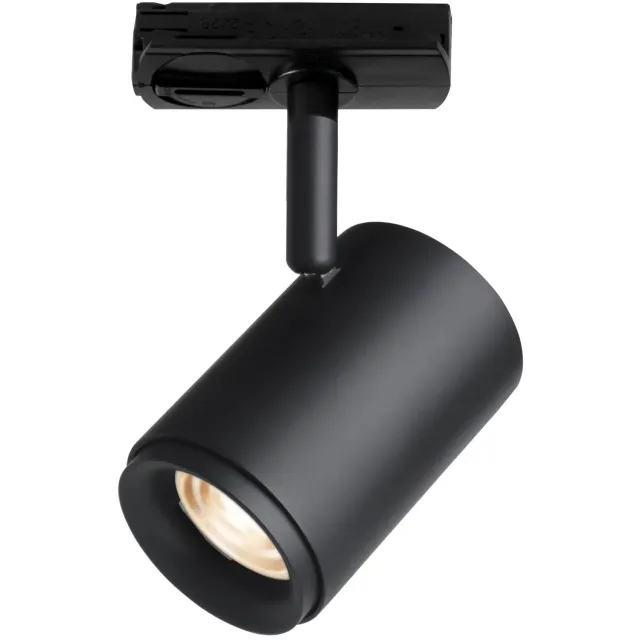Fantasia Lithium railspot, monofasig, 12W LED (720 lumen), 2700K warm wit, 36° bundel, dimbaar, IP20, staal, zwart