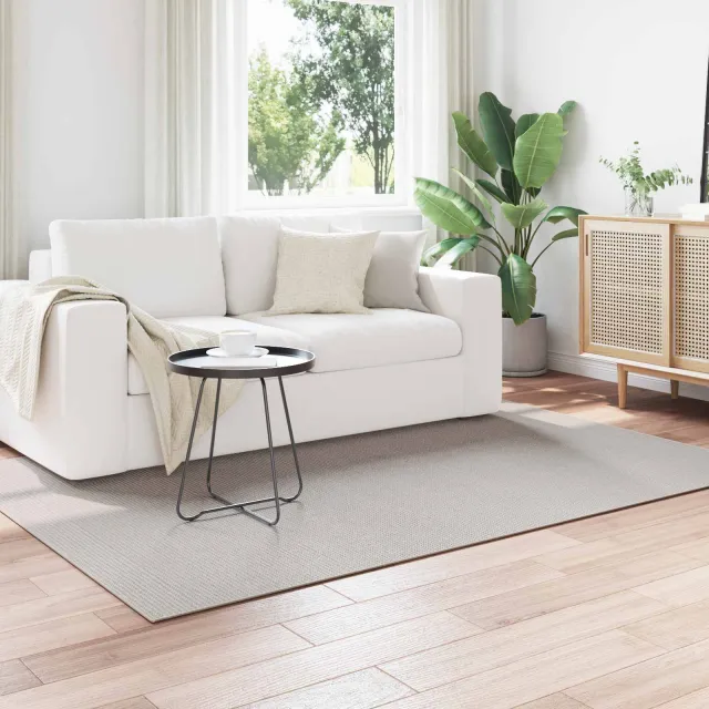 vidaXL Binnen kleed LUGO Crèmekleurig 140 x 200 cm Polyester, foto 2