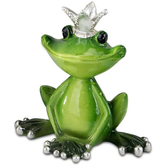 Forman Kikker - Prins - Opkikker - Groen - Beeld - 8.5x5.5x8.5cm - Keramiek